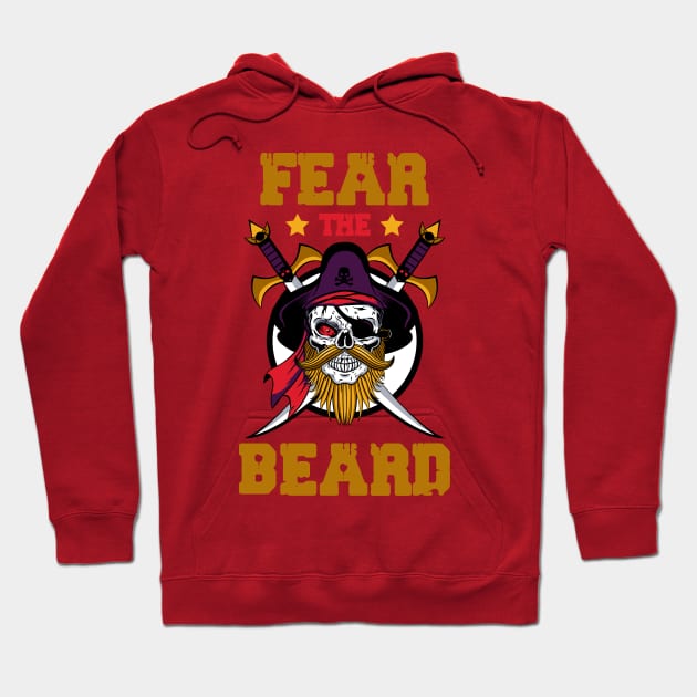 fear the beard Hoodie by RedLineStore